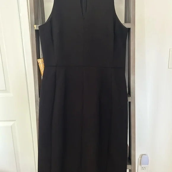 LOFT Black Midi Dress - Picture 1 of 9